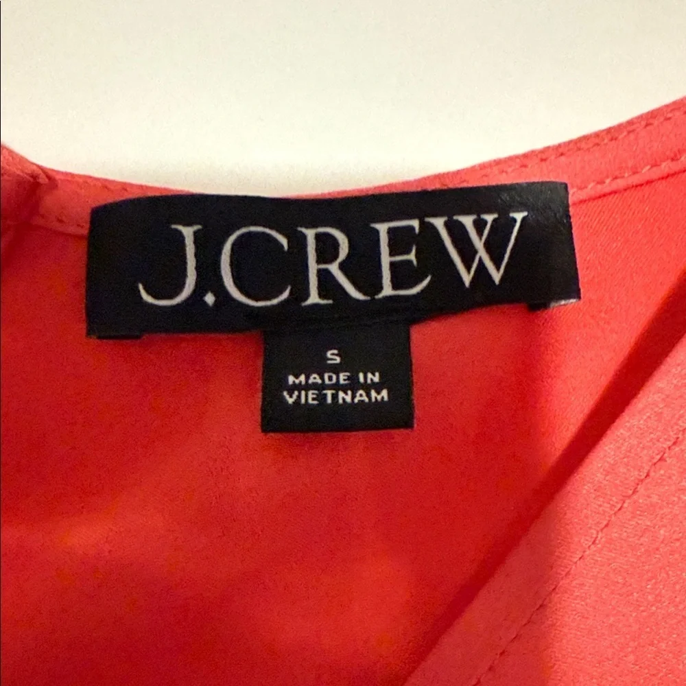 J. Crew Coral Tank Top